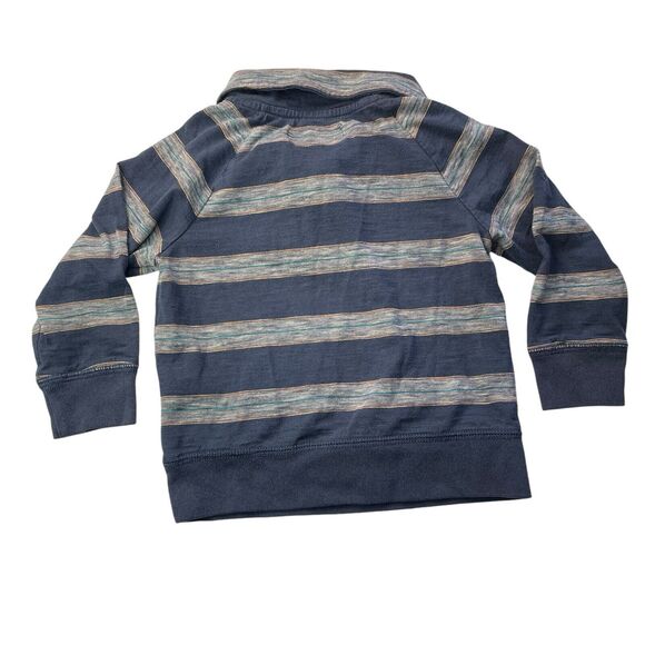Genuine Kids by Oshkosh Infant Boys Pullover Stripe Blue Gray Size 3T GUC - Picture 8 of 9